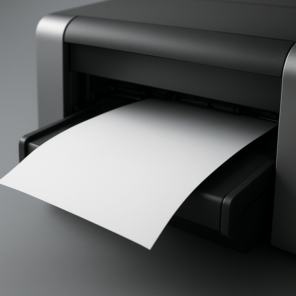 Digitaldruckmaschine beim Drucken