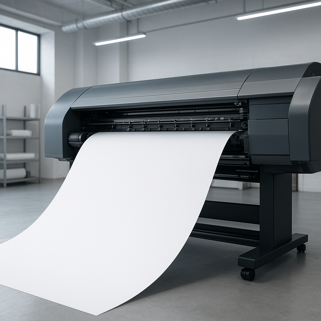 Grossformatdrucker mit Poster